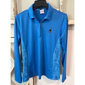 Dunning Golf size medium long sleeve 1/4 zip golf top